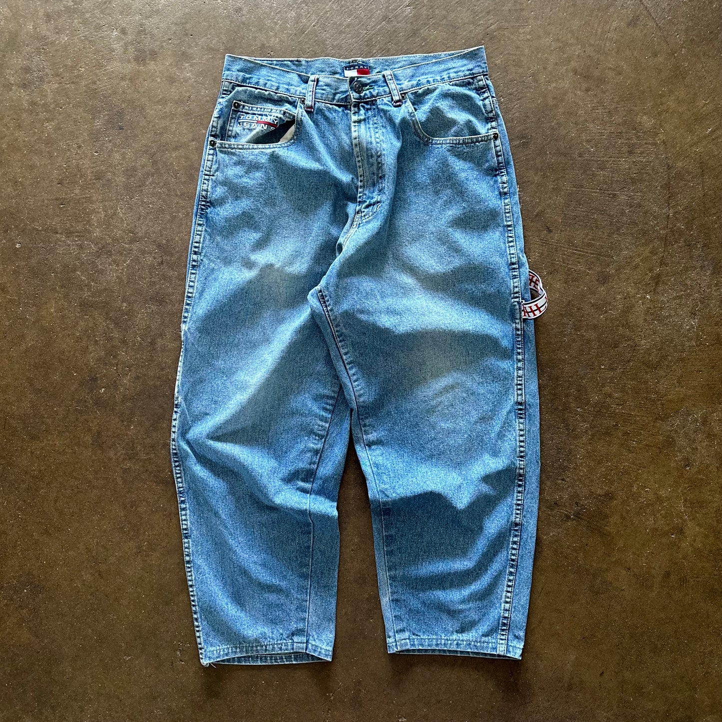 1990's Tommy Hilfiger Baggy Carpenter Jean - 32x35