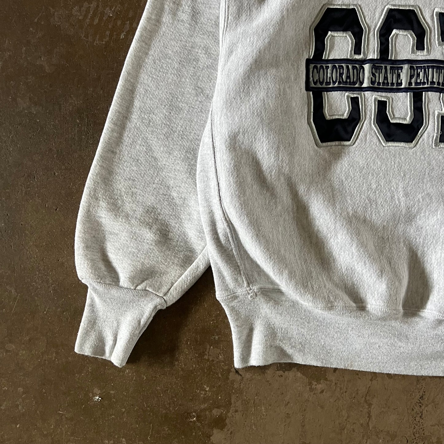 1990s Colorado State Penitentiary Sweater- Large