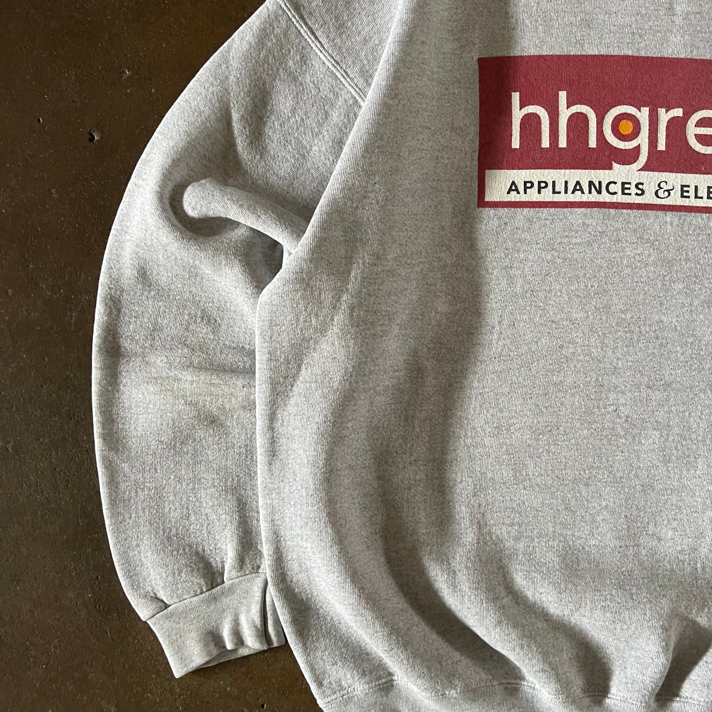 1990’s hhgregg graphic crewneck- Extra Large
