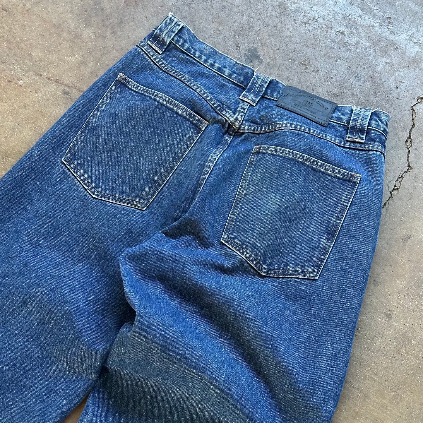 1990's Kenneth Cole Reaction Double Knee Jeans - 32x34