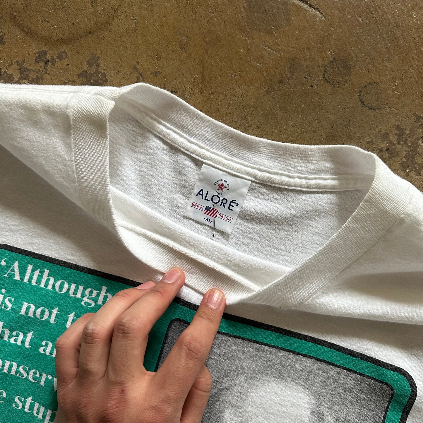 1990's John Stuart Mill Quote Tee- Extra Large