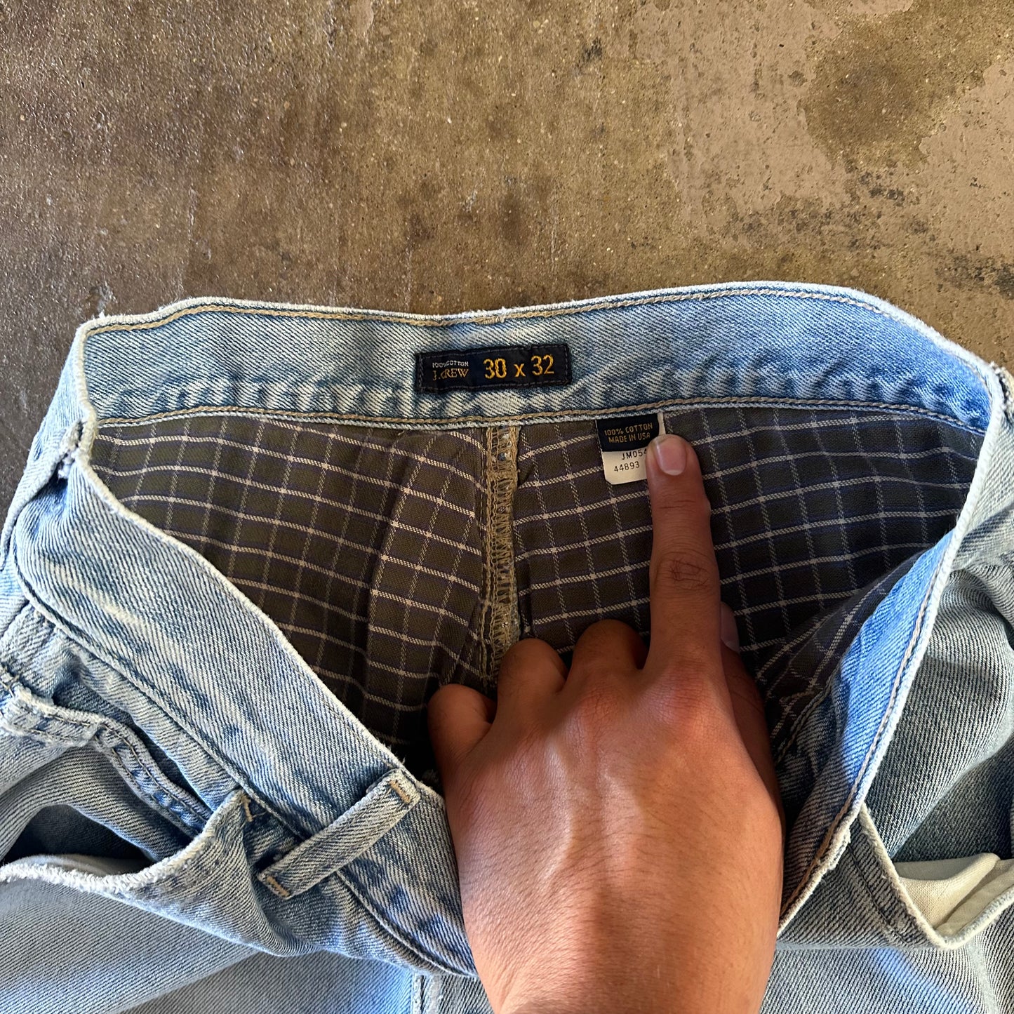 2000's JCrew Flannel Lined Carpenter Jean - 30
