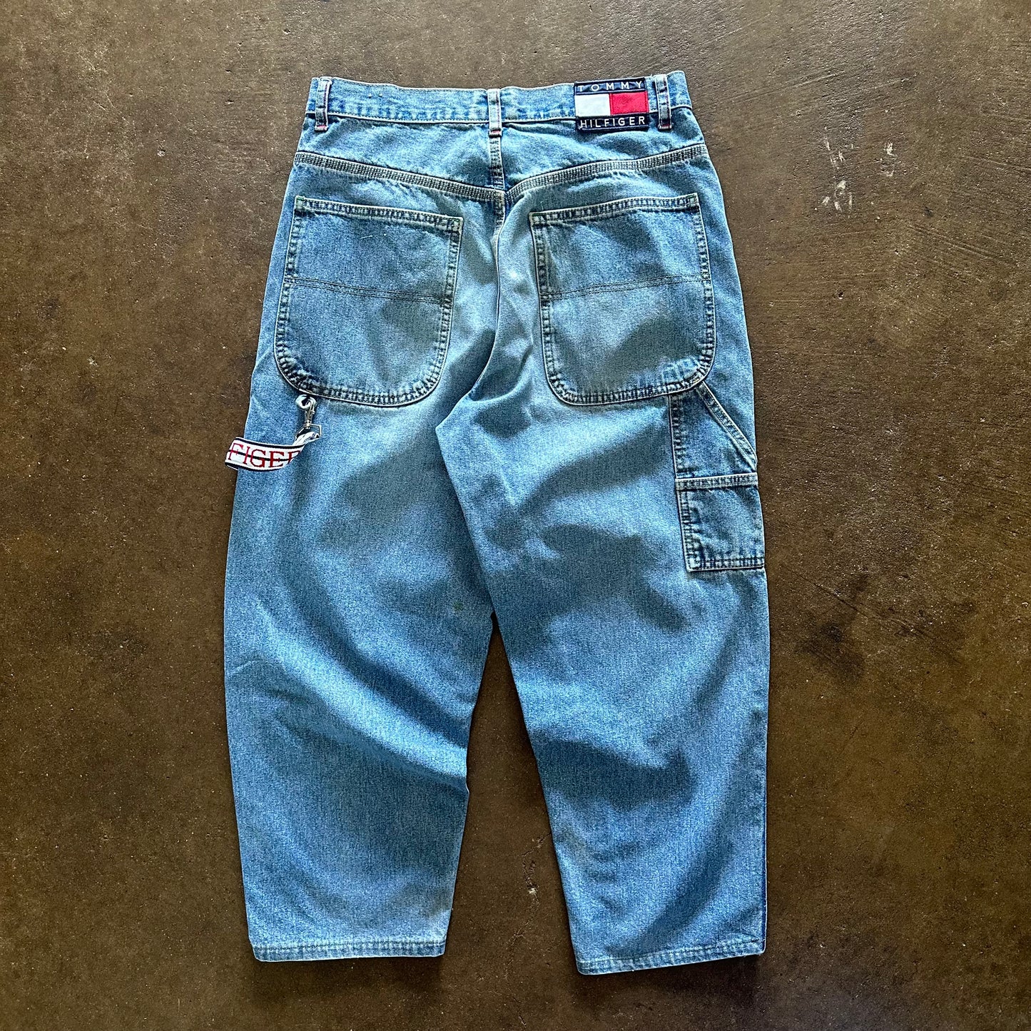1990's Tommy Hilfiger Baggy Carpenter Jean - 32x35