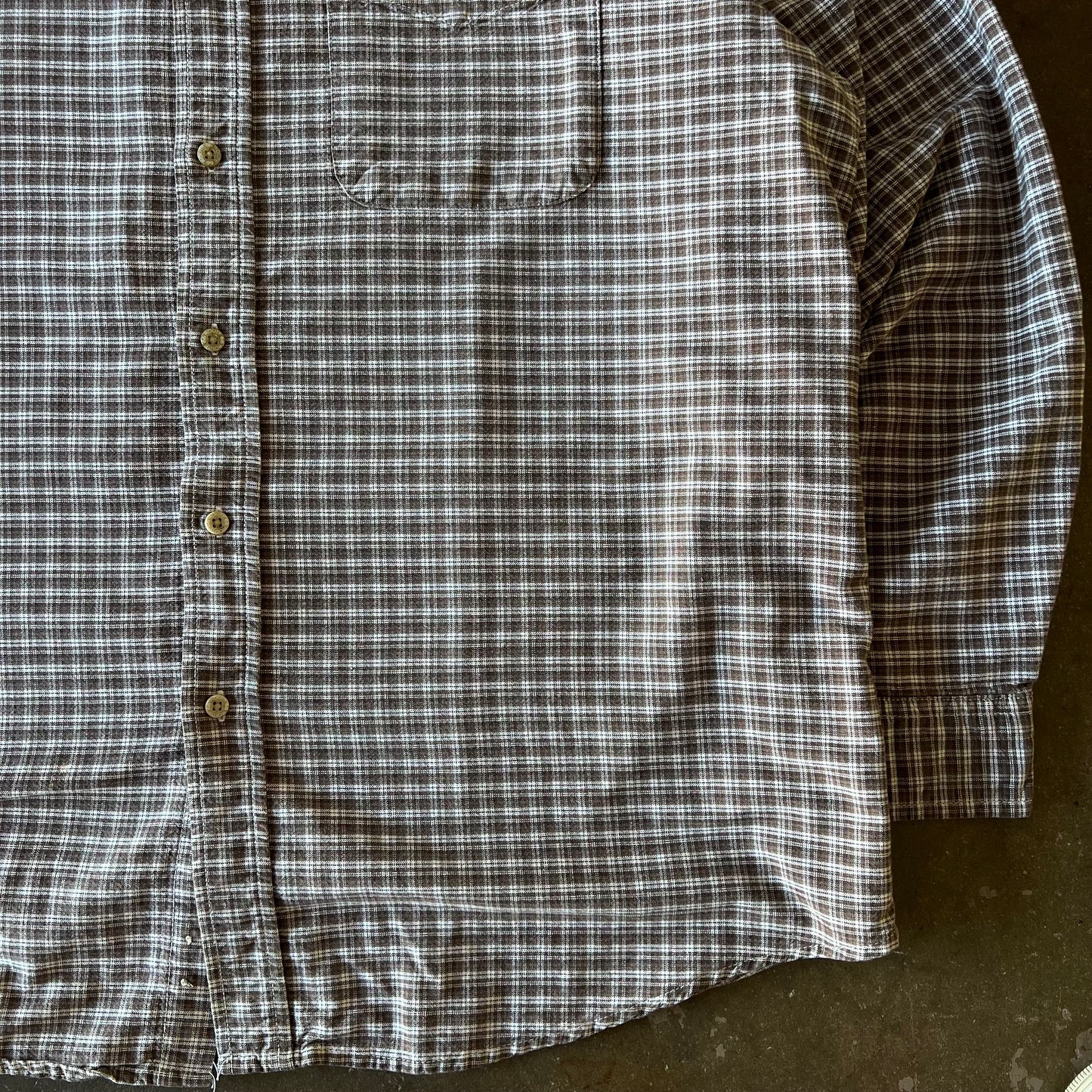 1990’s Route 66 Brown Plaid Flannel - Extra Large