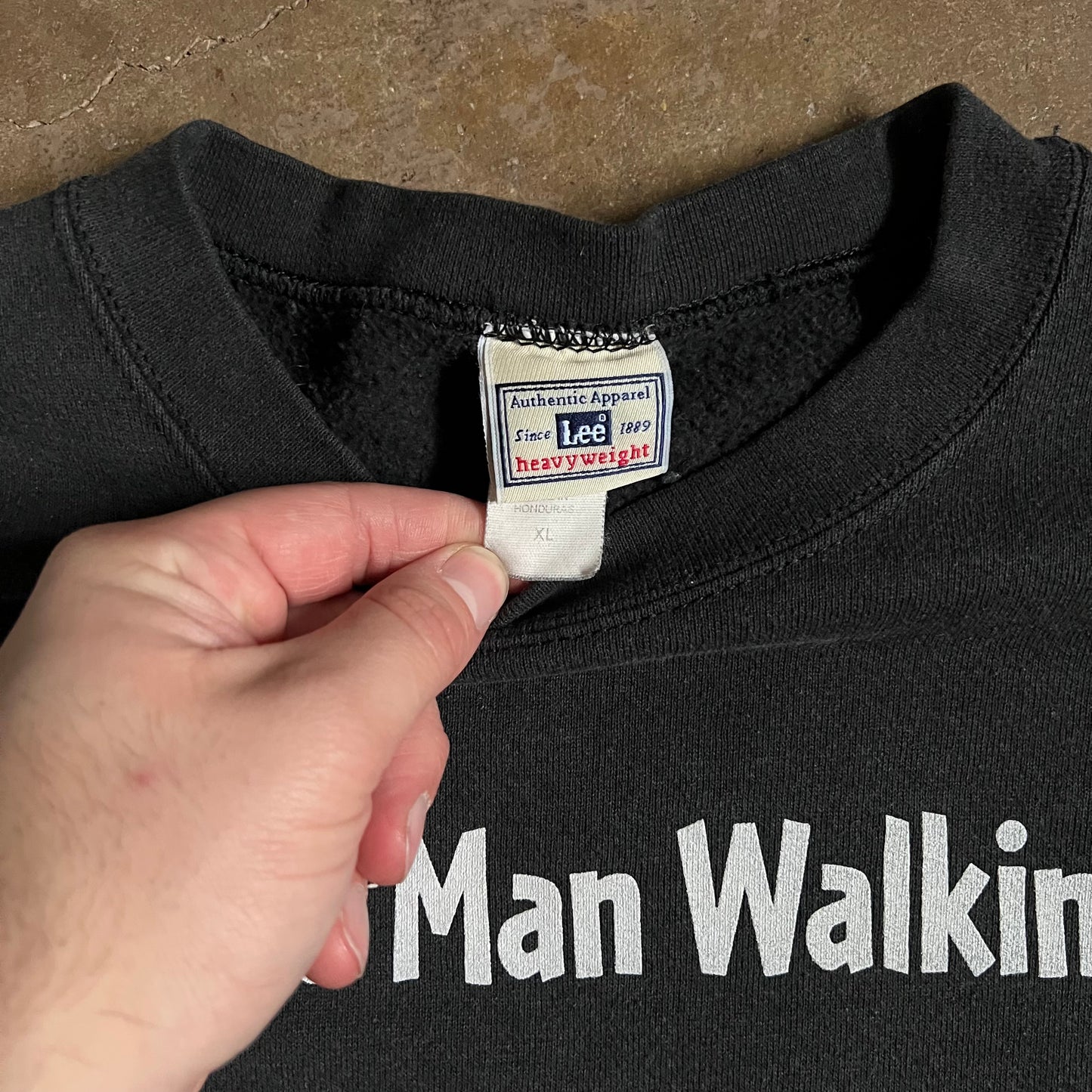 2000’s “Bald Man Walking” Crewneck- Extra Large
