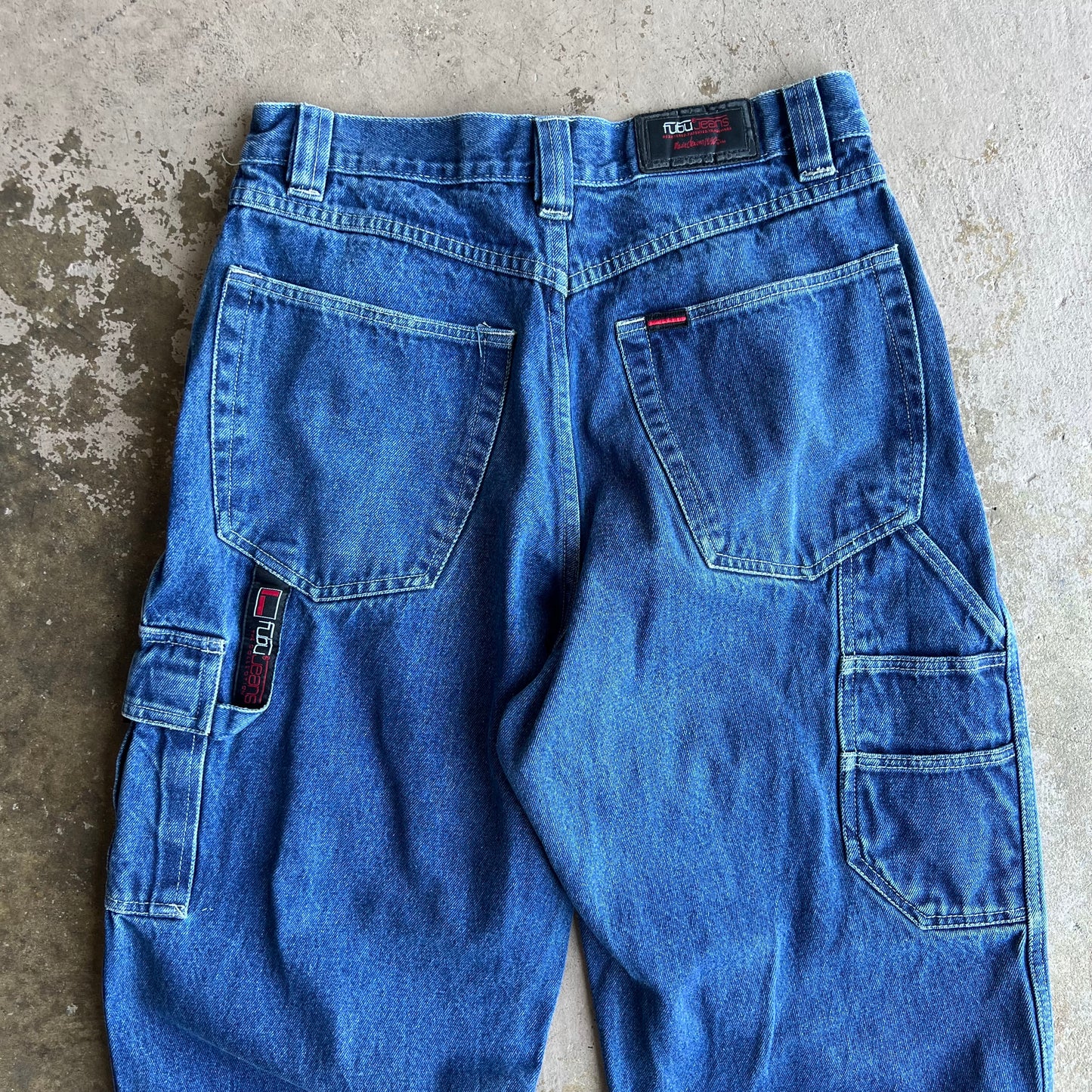1990's Fubu Baggy Blue Denim Pant - 33x32
