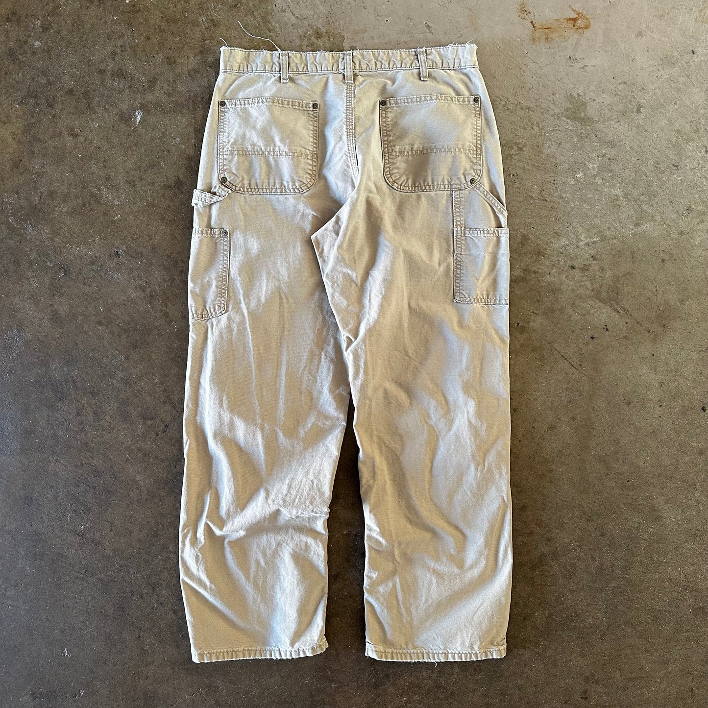 2000's Carhartt Khaki Double Knee Pant - 34