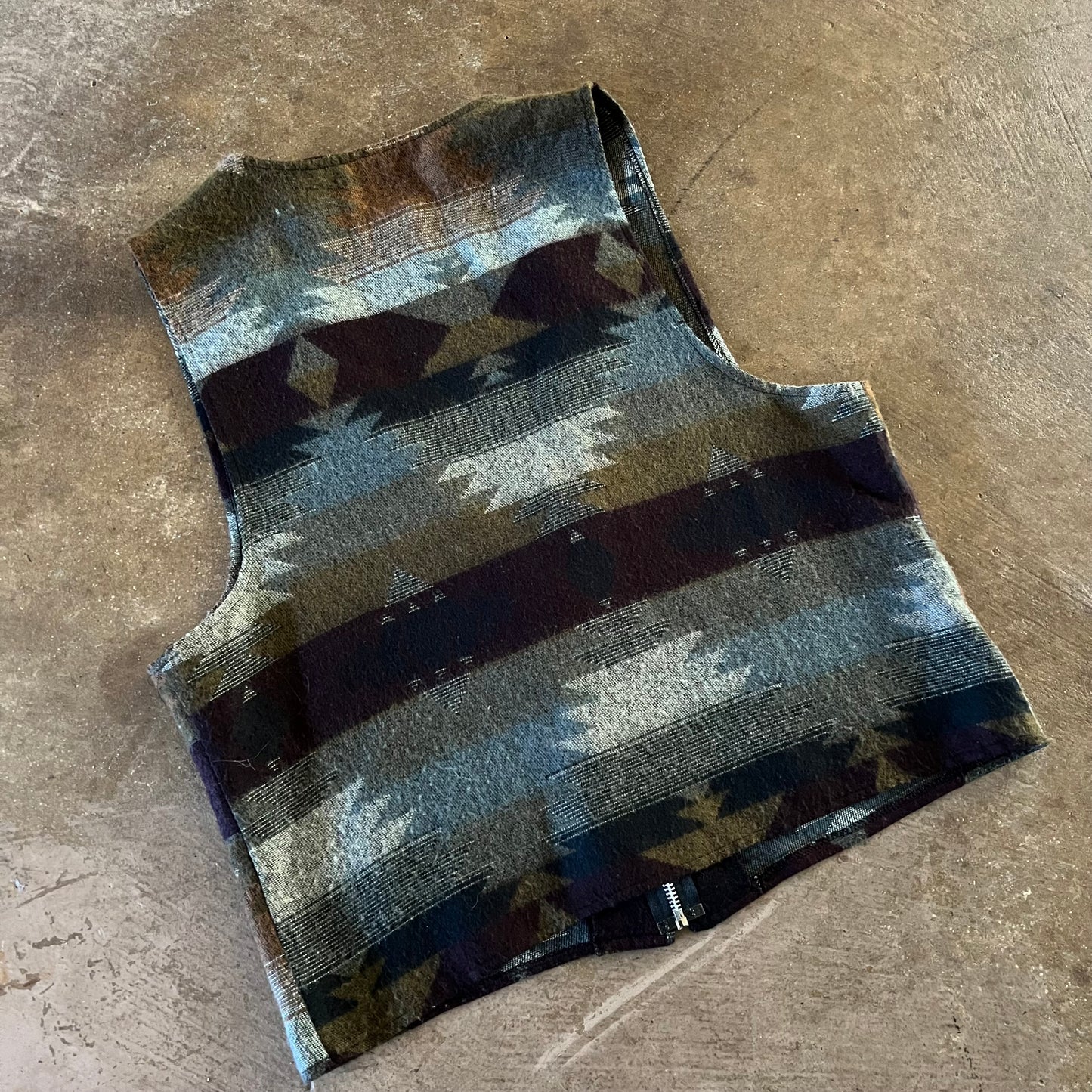 1990’s Tribal Print Vest - Medium