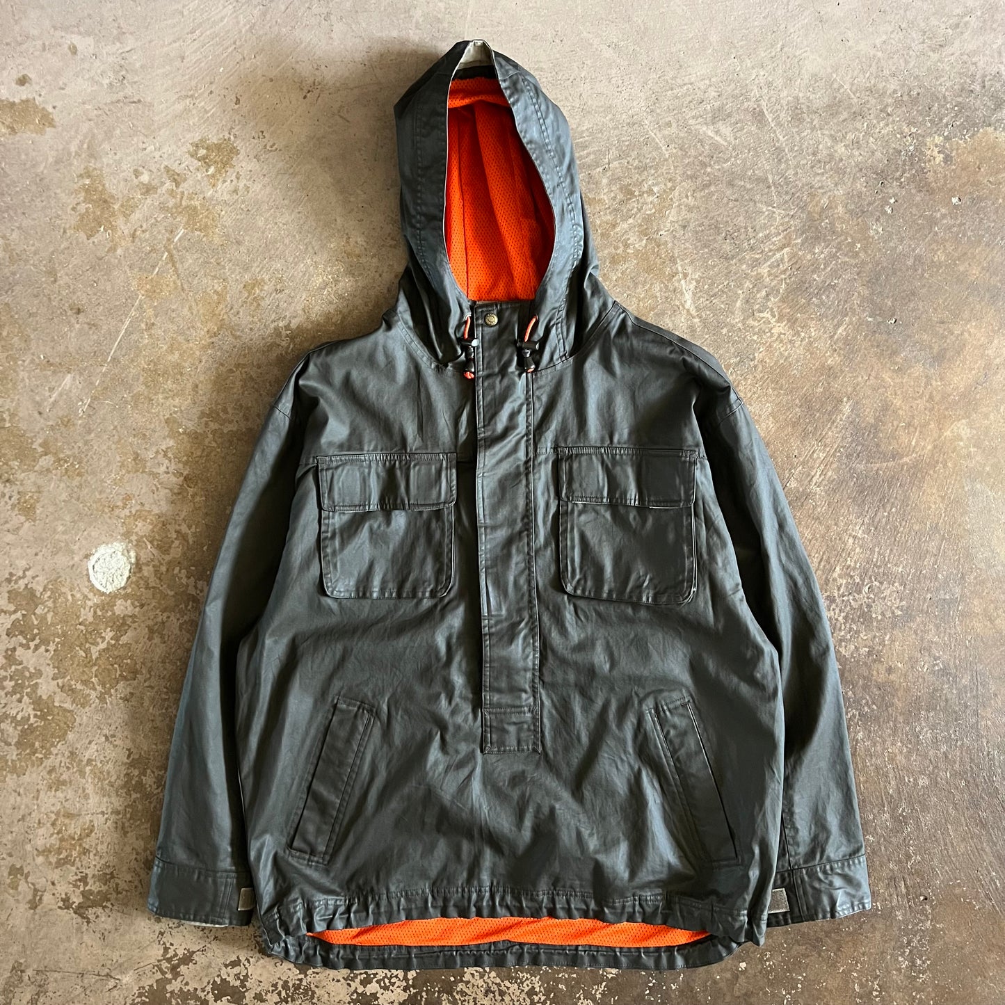 2000's Gap Waxed Cotton Anorak - Large