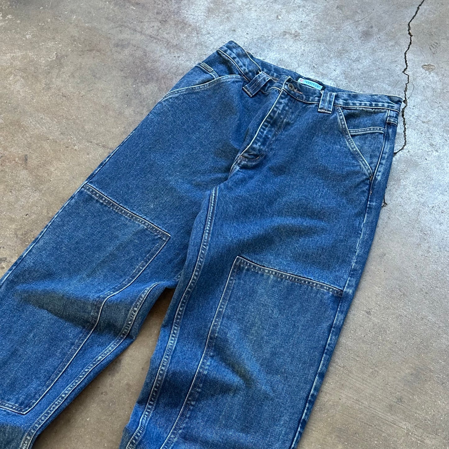 1990's Kenneth Cole Reaction Double Knee Jeans - 32x34