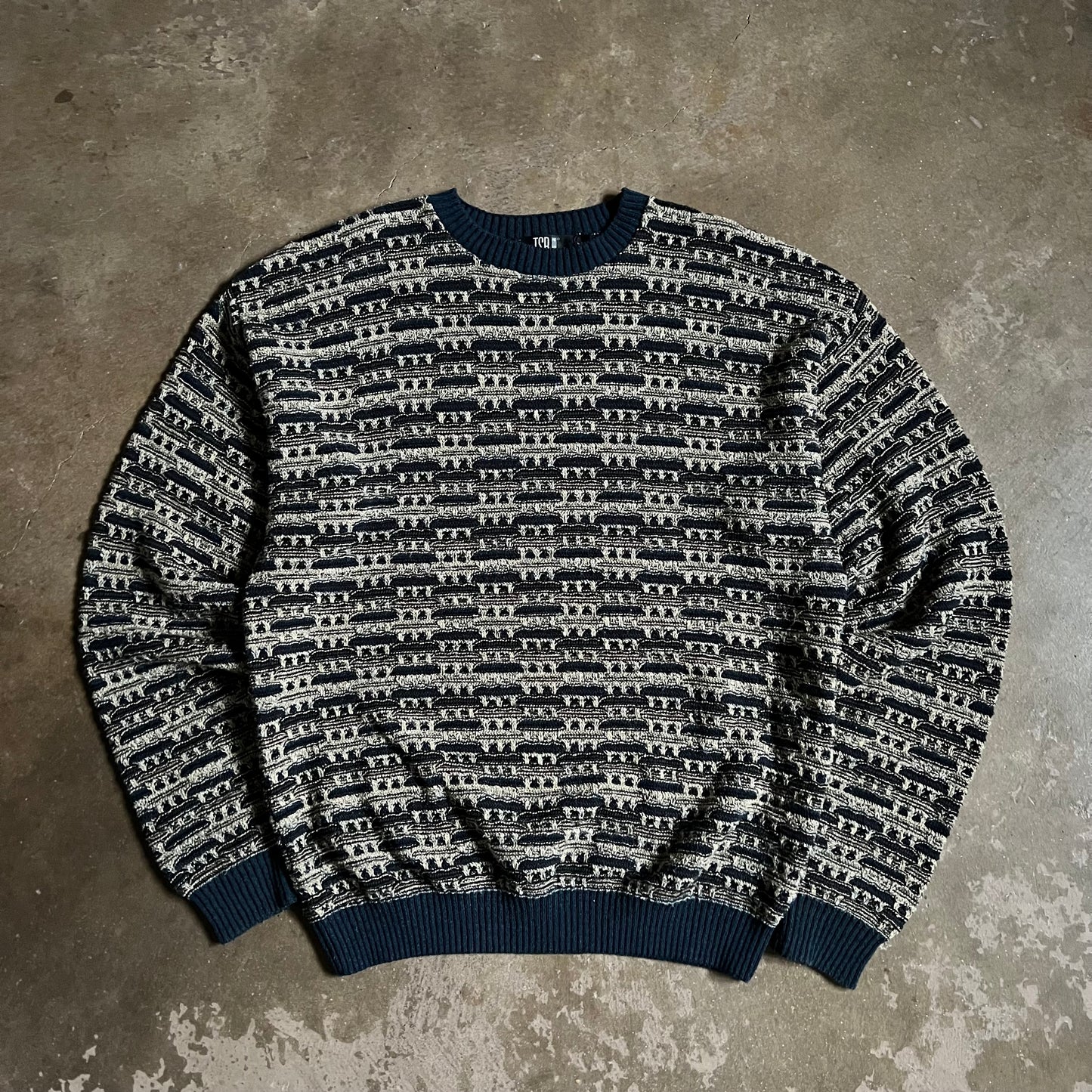 1990’s TSR 3D Patterned Knit- Extra Large