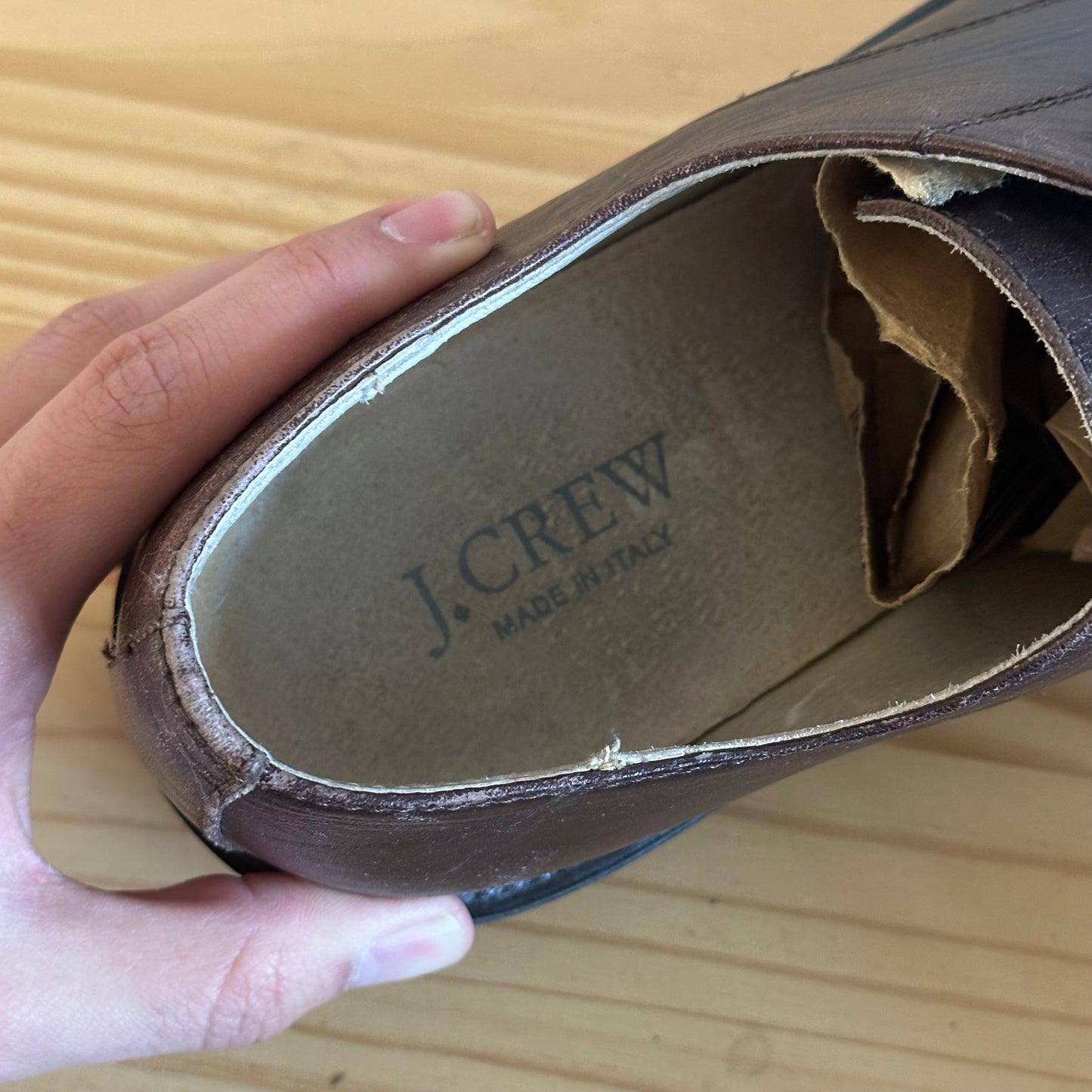 J. Crew Square Toe Derby - Size 11.5