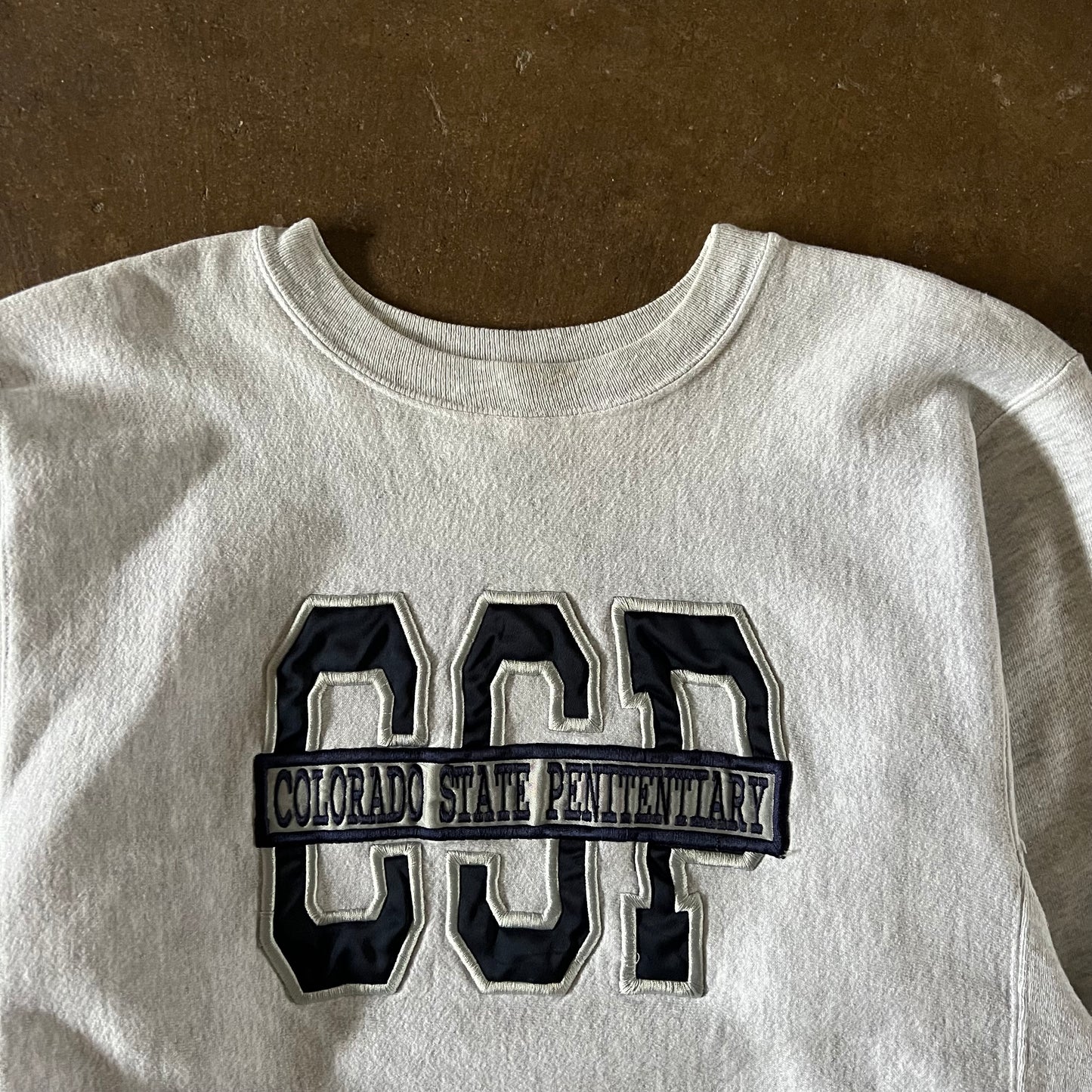 1990s Colorado State Penitentiary Sweater- Large