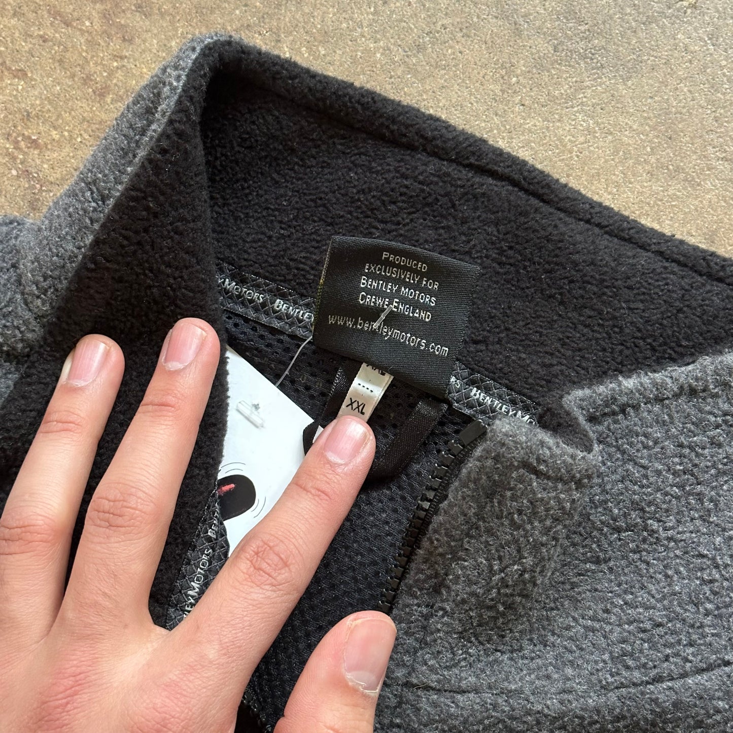 1990's "Team Bentley" Bentley Car's Fleece Jacket - XXL