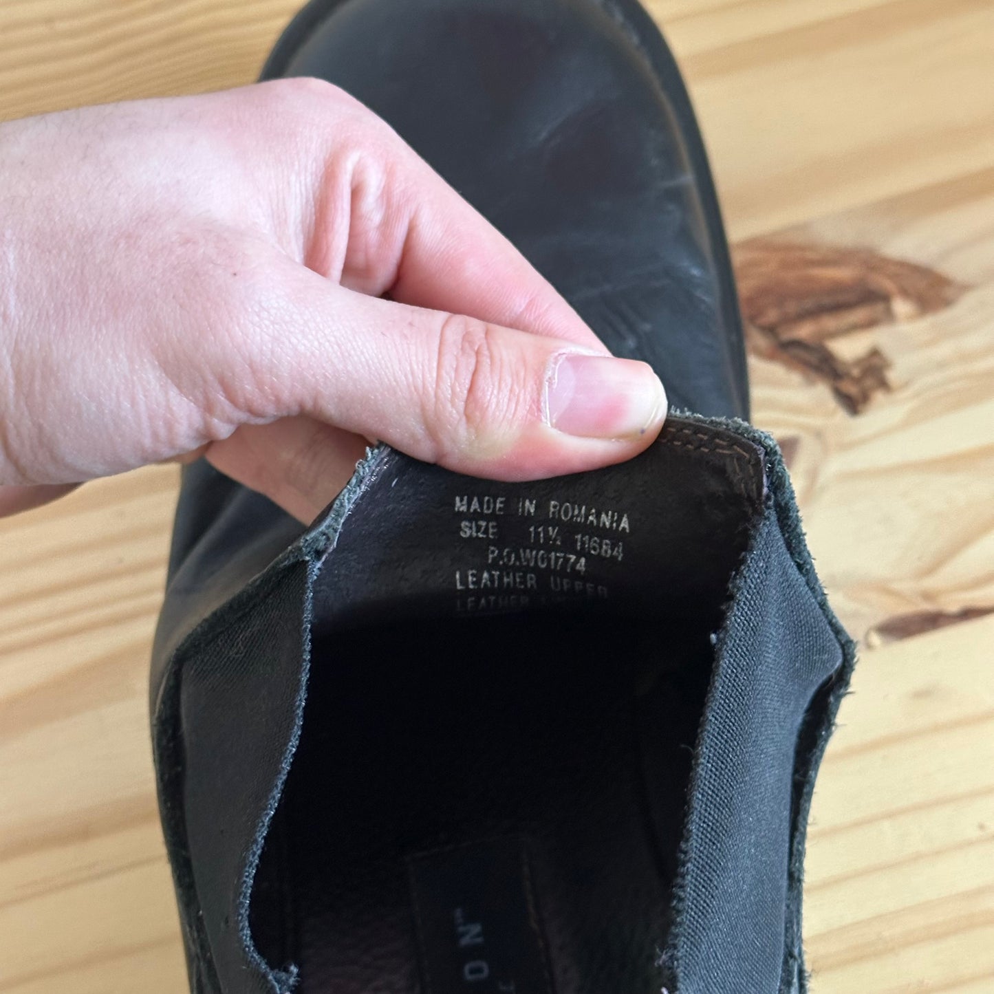 1990's Kenneth Cole Reaction Lug Sole Chelsea Boots - Size 11.5