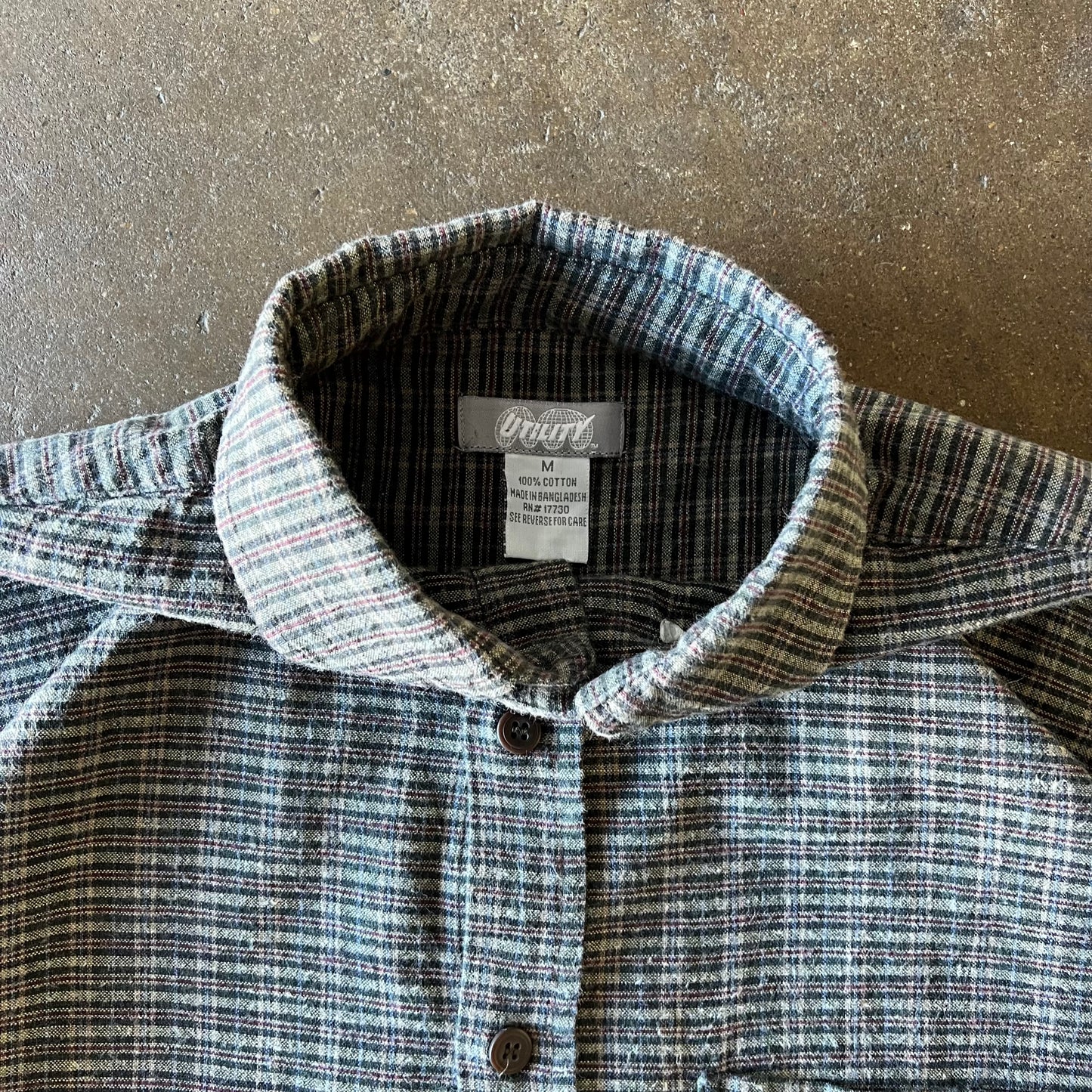1990’s Utility Multi Color Check Flannel - Medium