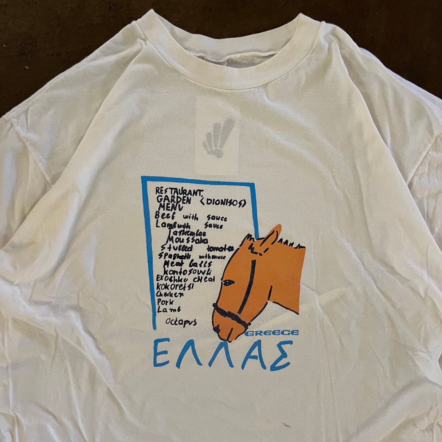 1990’s Greece Graphic Tee - Extra Large