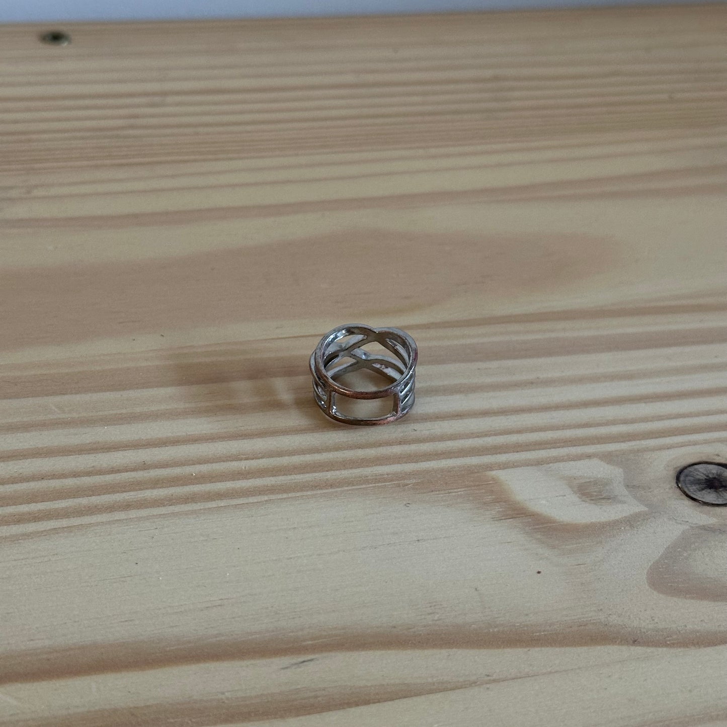 1990's Spiral Layered Ring - Size 6.5