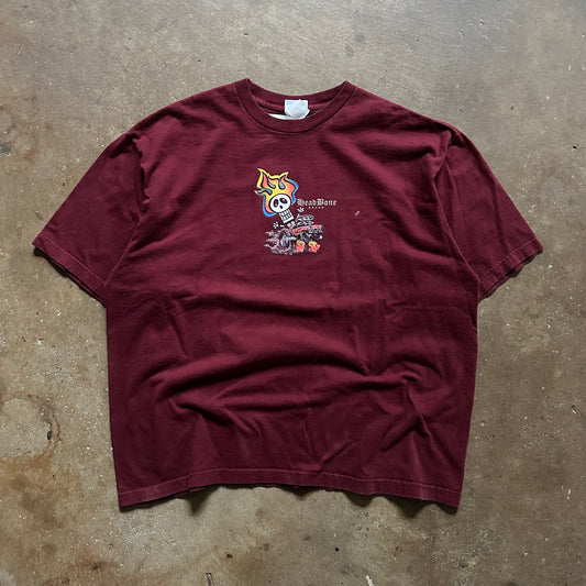 1990's Dead Bone Flame Tee- Extra Large