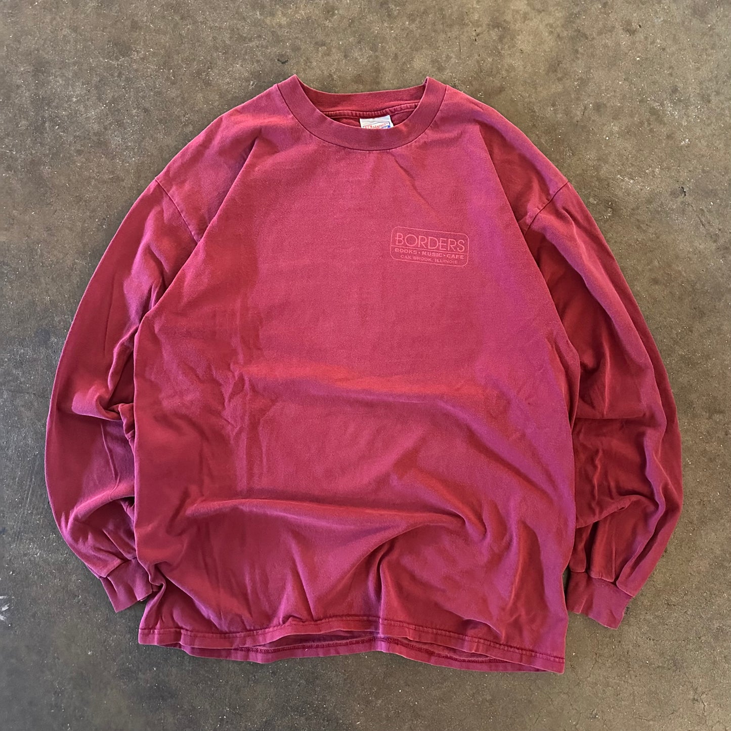 2000's Borders Book Store Longsleeve Tee: Extra Large