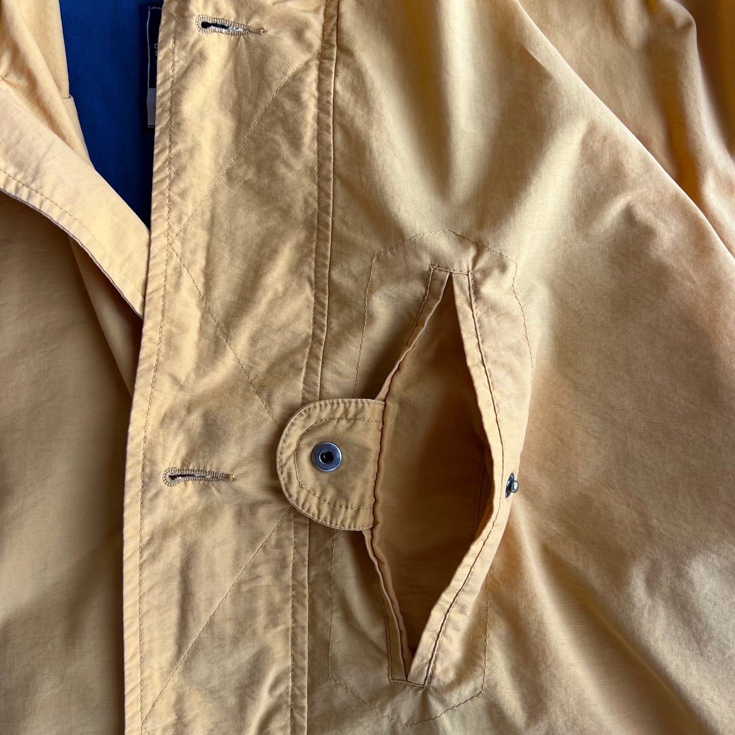 1990's Gap Zip Up Raincoat - Medium