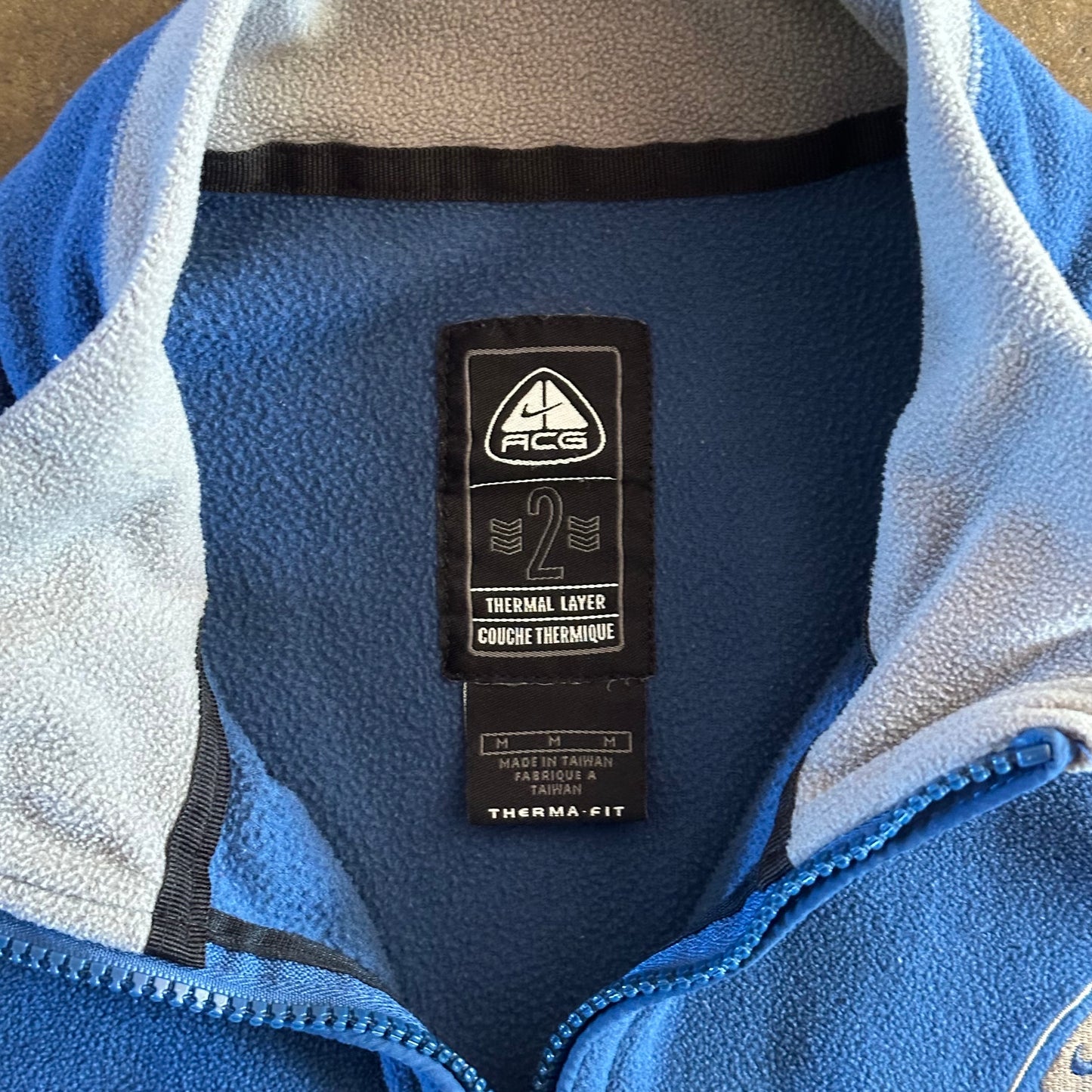 2000's Nike ACG "Cobalt" Fleece Vest - Medium