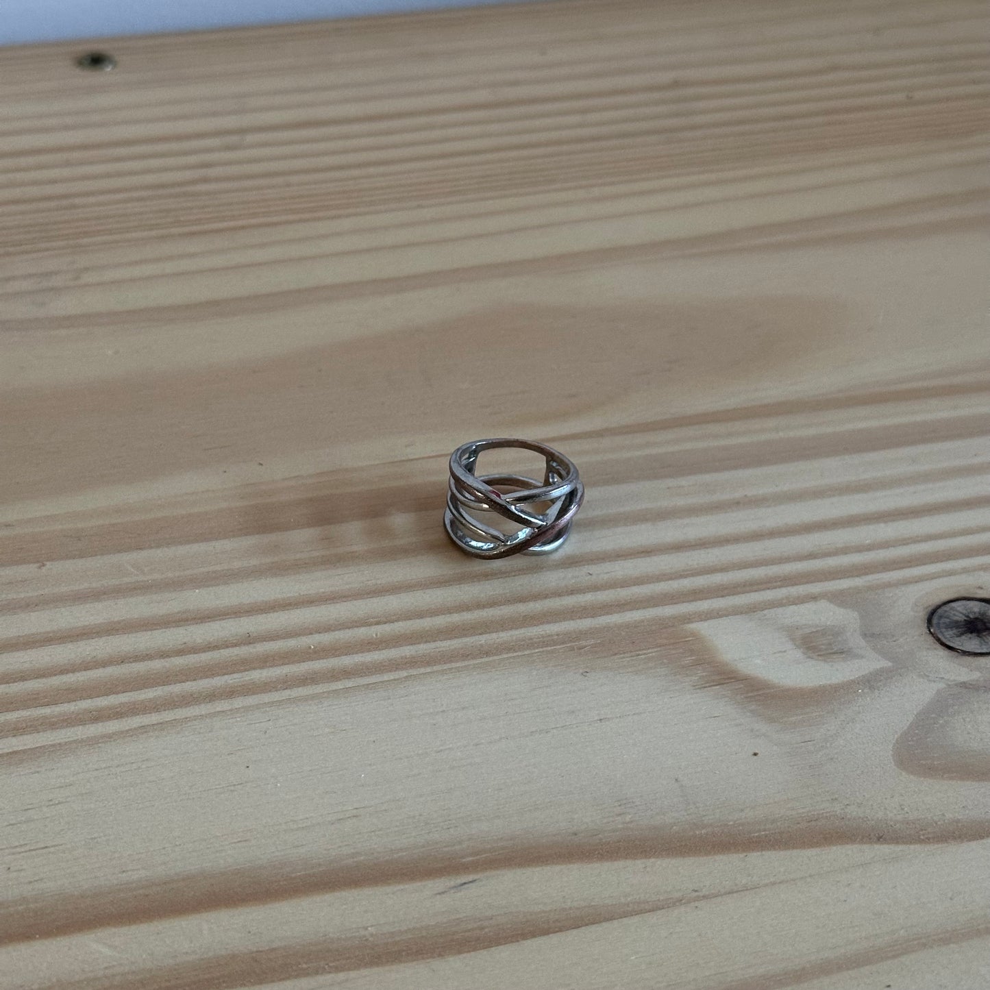 1990's Spiral Layered Ring - Size 6.5