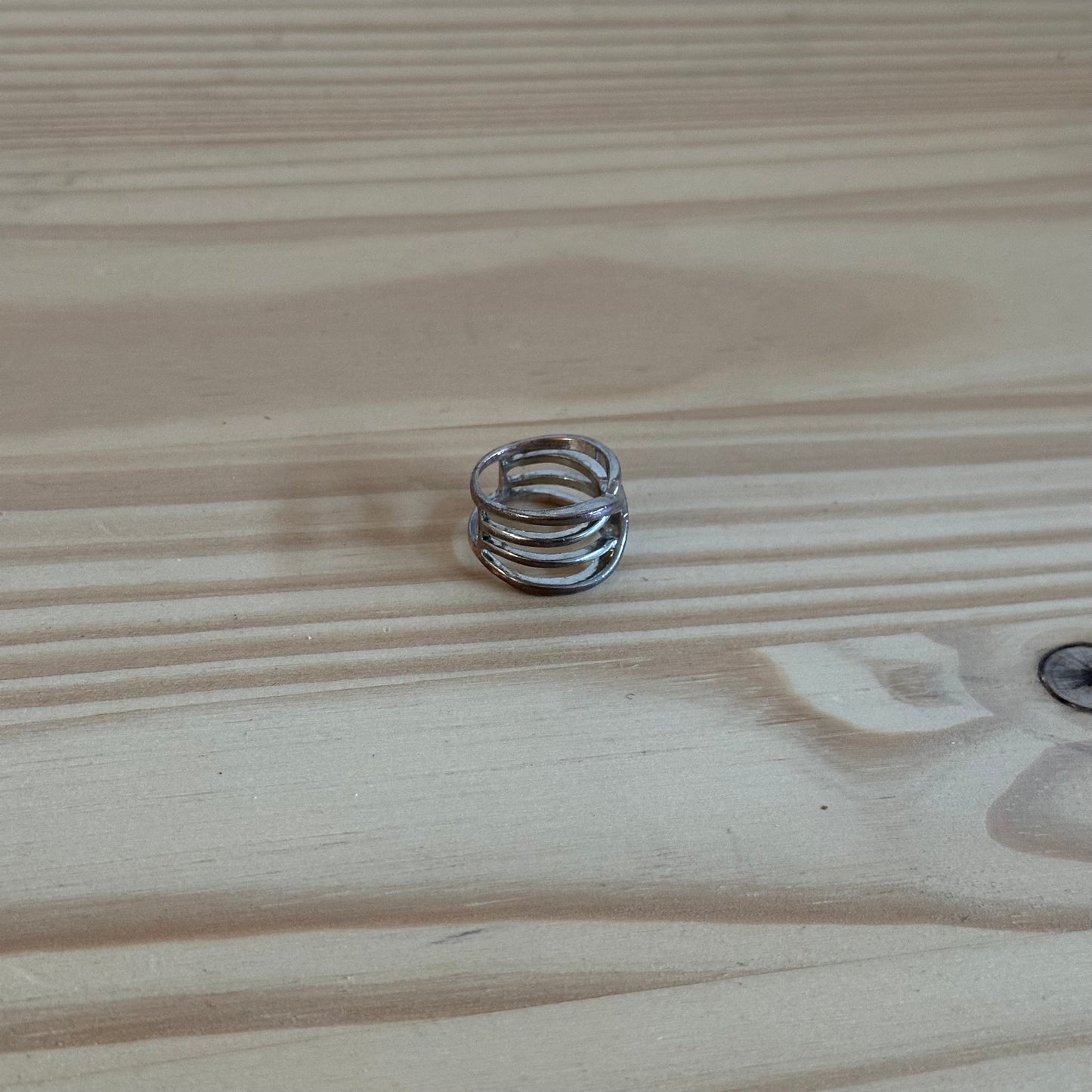 1990's Spiral Layered Ring - Size 6.5