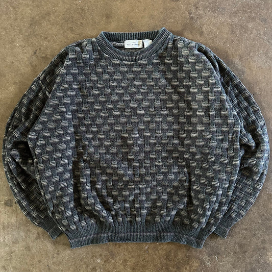 1990's Falls Creek 3D Textured Knit Sweater- XXL