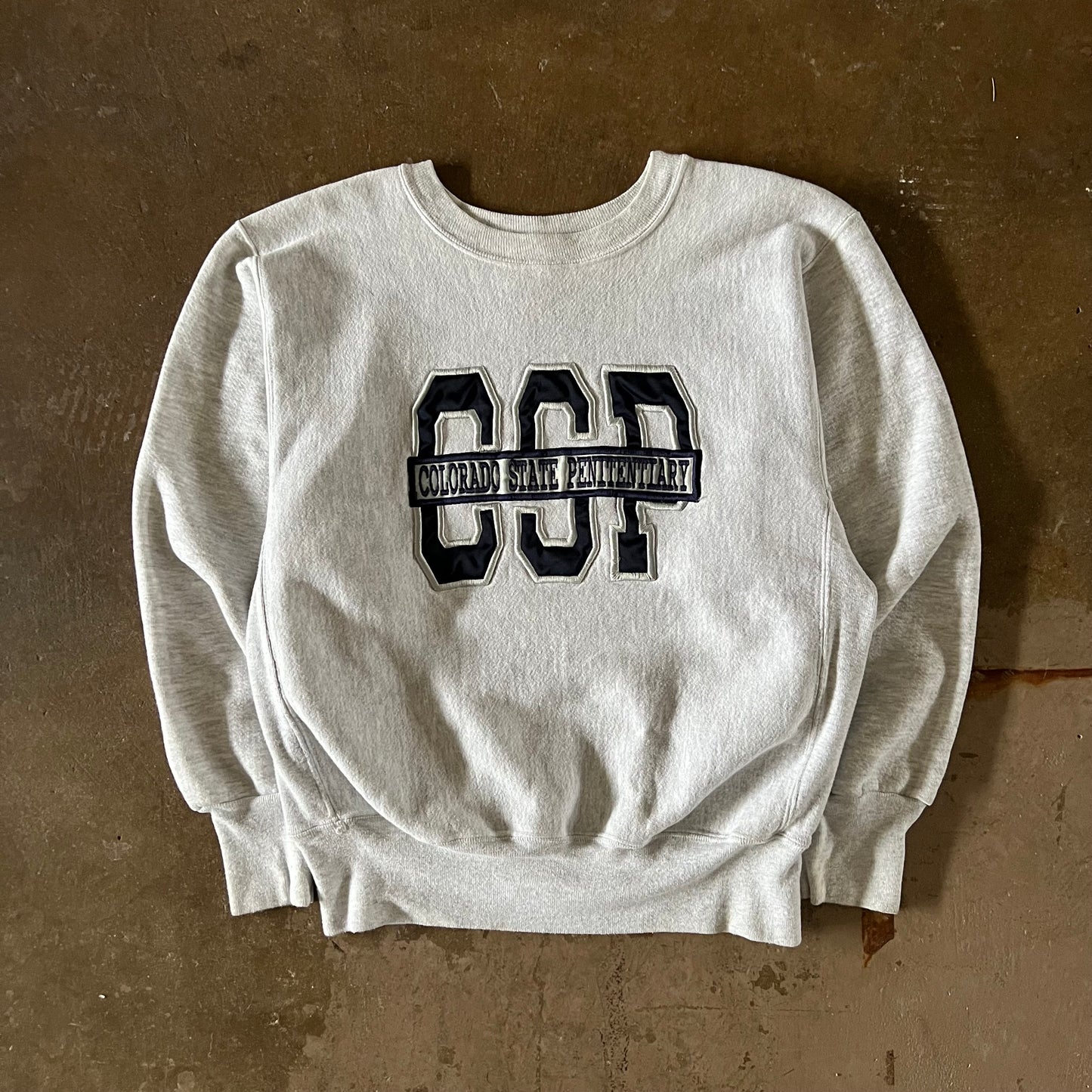 1990s Colorado State Penitentiary Sweater- Large