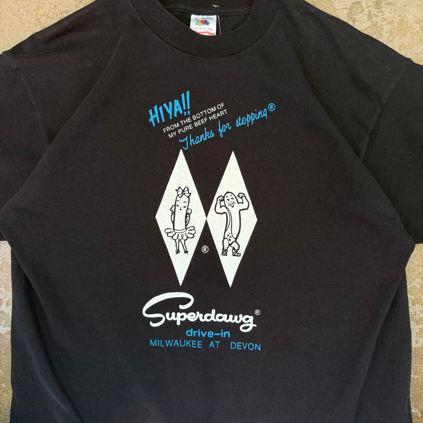 1990’s Chicago Superdawg Drive in Graphic Tee - Large