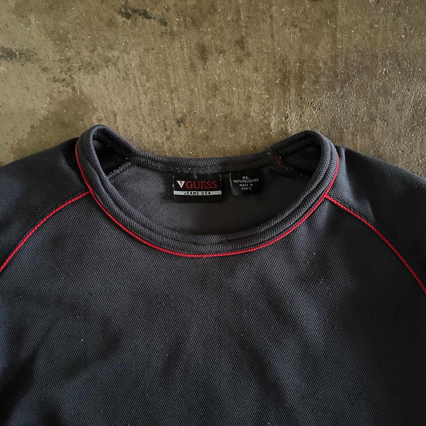 2000's Guess Long Sleeve Jersey - Extra Large
