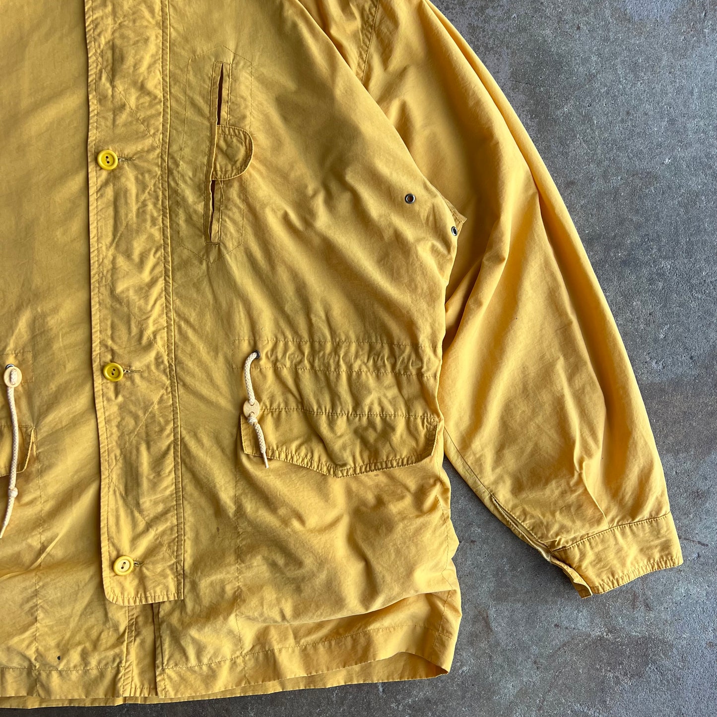 1990's Gap Zip Up Raincoat - Medium