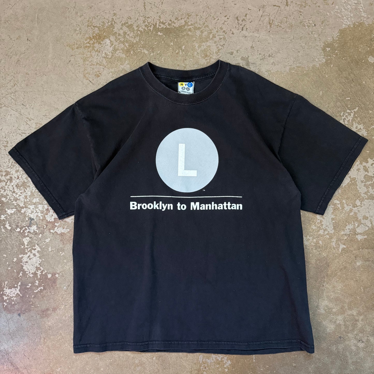 2000’s NYC Brooklyn to Manhattan Graphic Tee - Extra Large