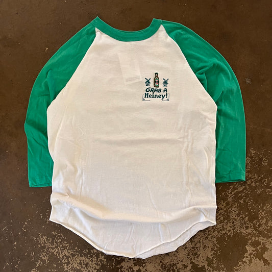 1980’s Heineken Beer Raglan - Medium