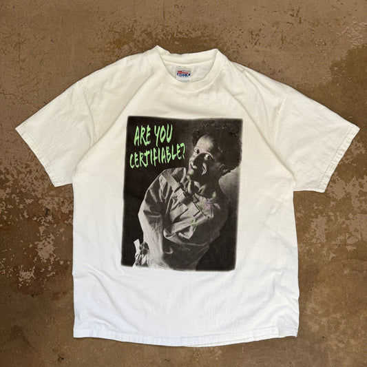 1990’s Straight Jacket “Are You Certifiable?” Graphic Tee - Extra Large