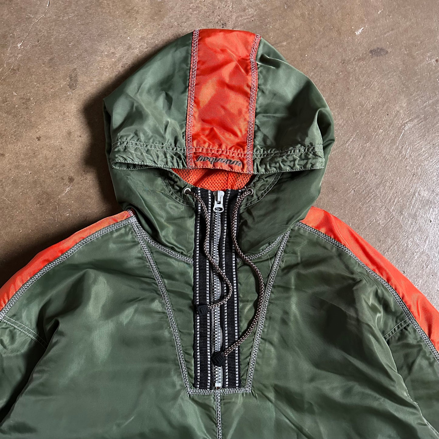 2000's UnionBay Two Toned Oversized Anorak Windbreaker- Large