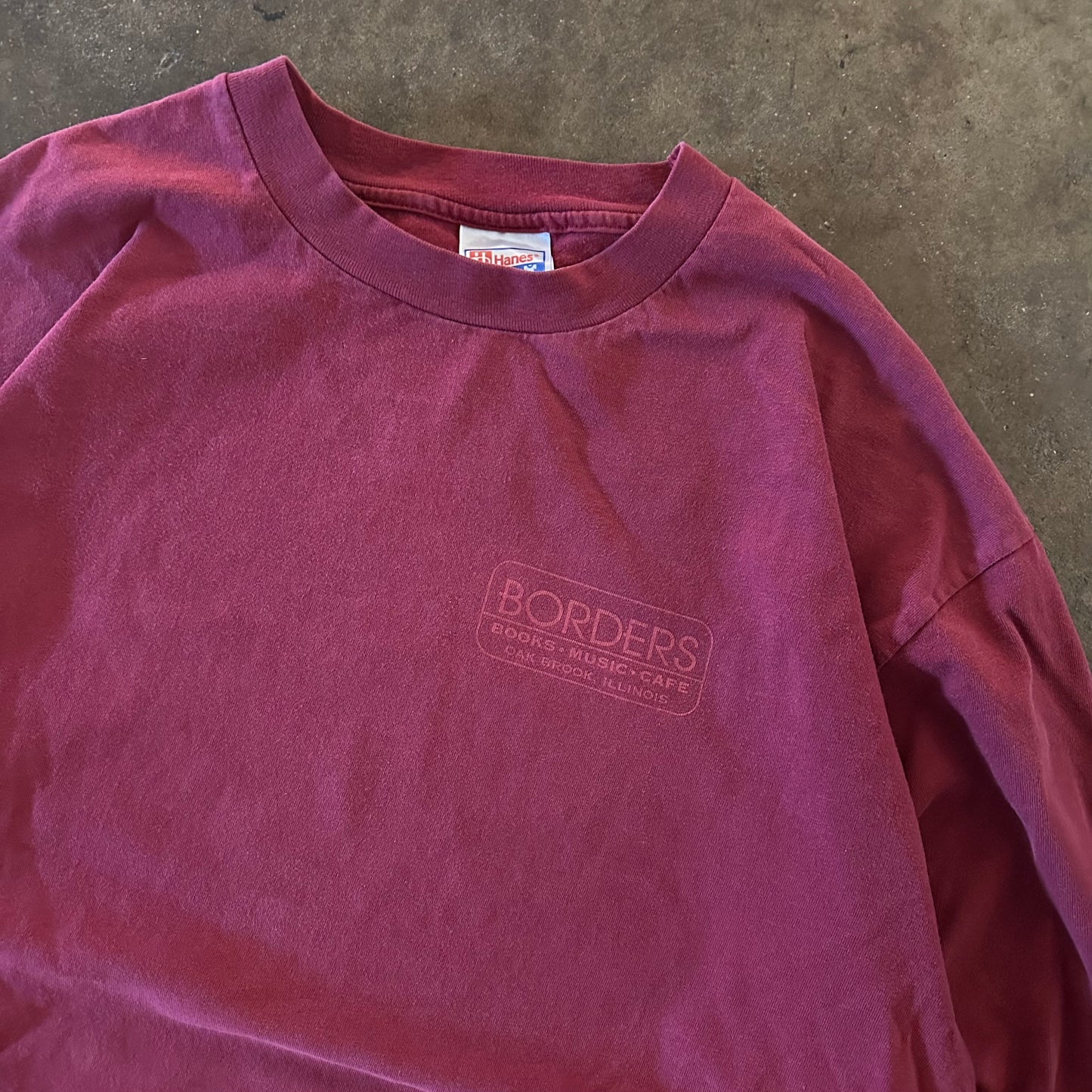 2000's Borders Book Store Longsleeve Tee: Extra Large