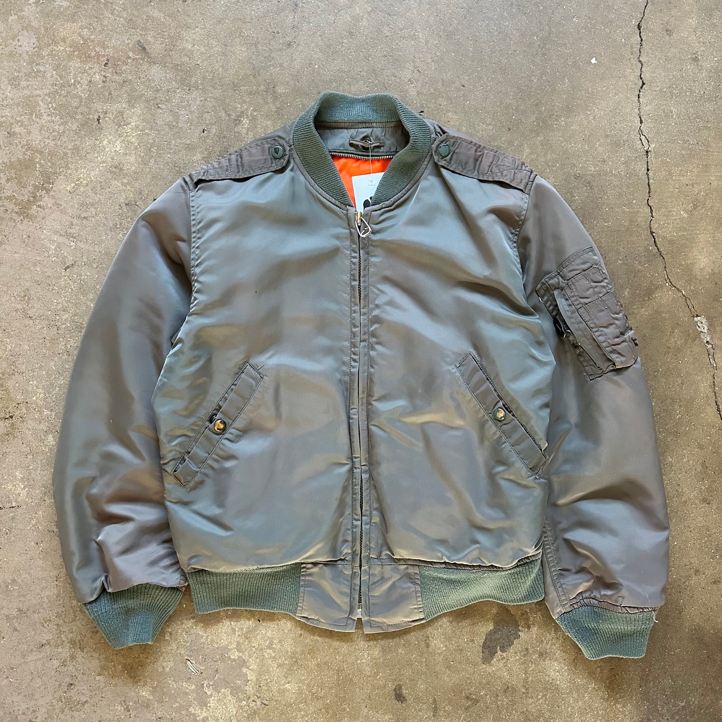 1980's M-1 Bomber Jacket - Medium