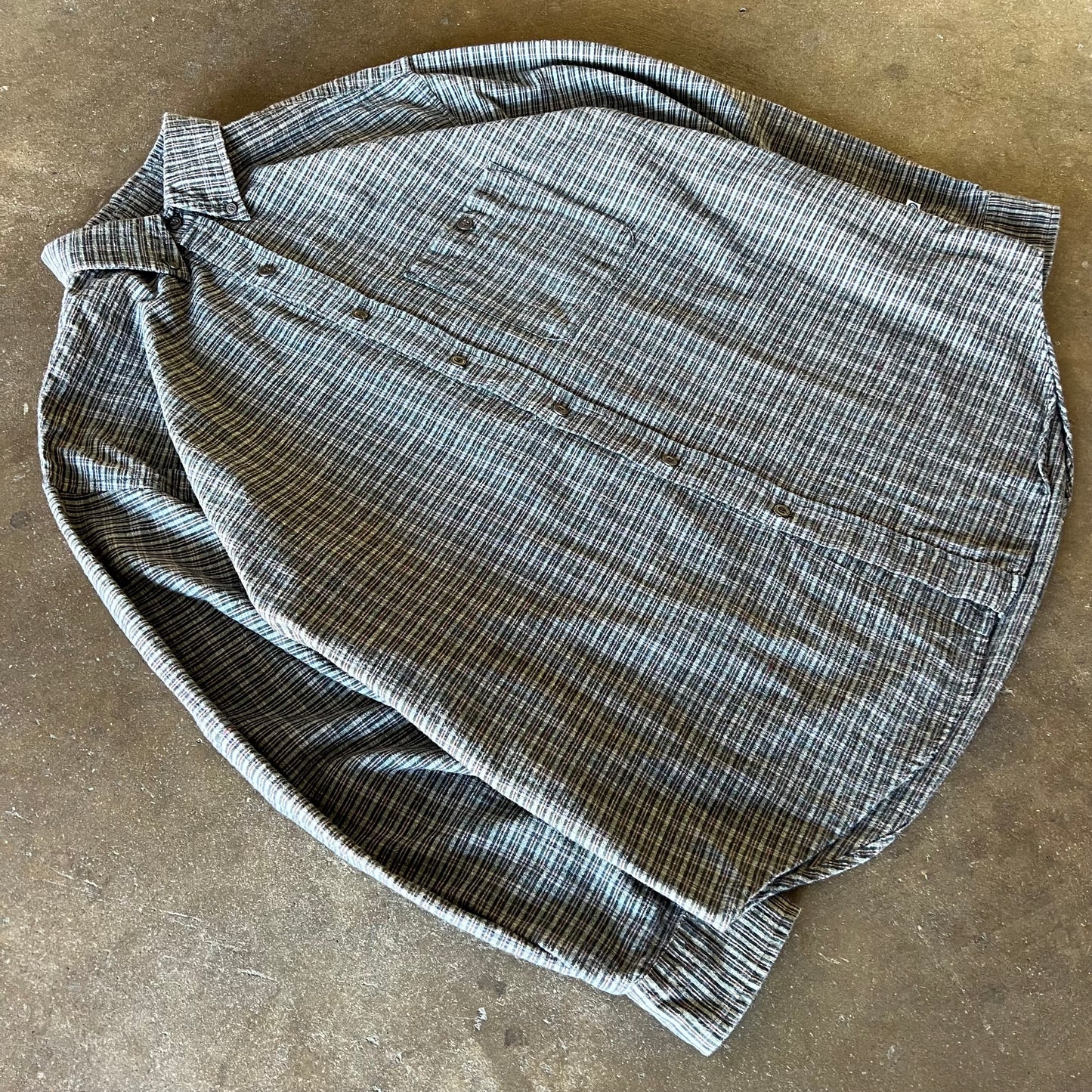 1990’s Utility Multi Color Check Flannel - Medium