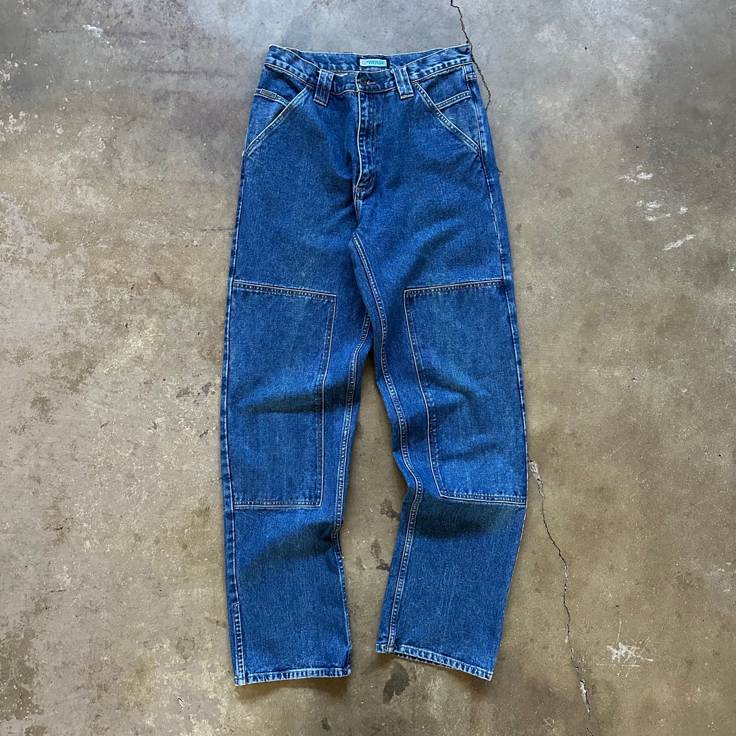 1990's Kenneth Cole Reaction Double Knee Jeans - 32x34