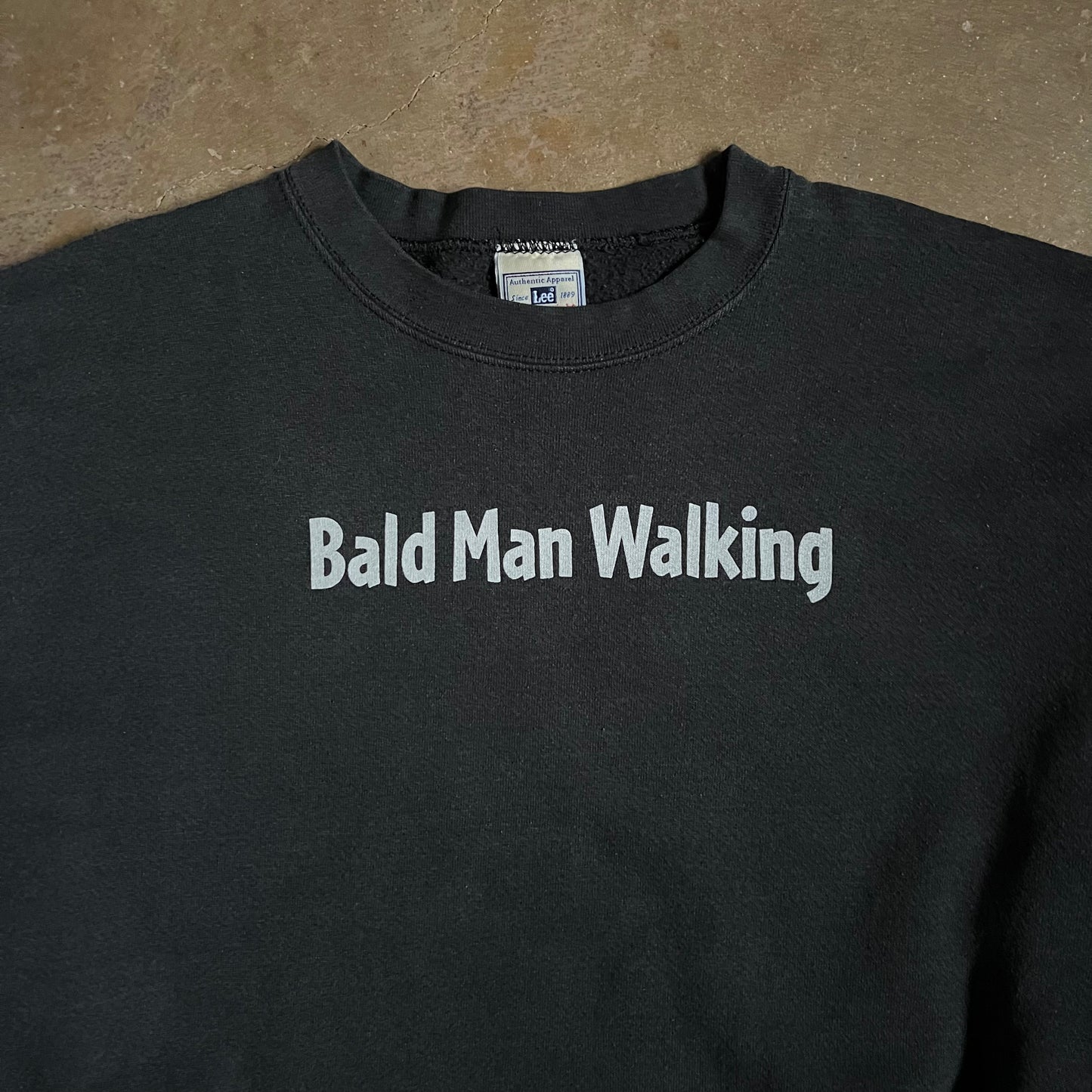 2000’s “Bald Man Walking” Crewneck- Extra Large