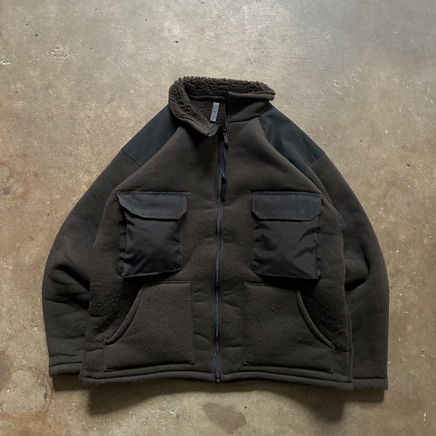 2000's Military Fleece With 3D Pockets- Extra Large