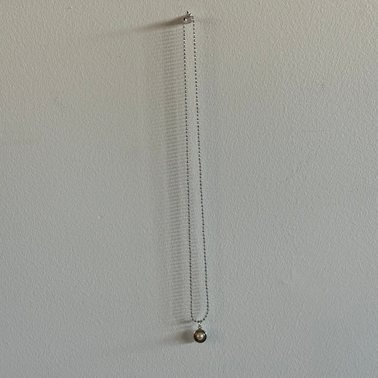 1980's Pearl Pendant Necklace