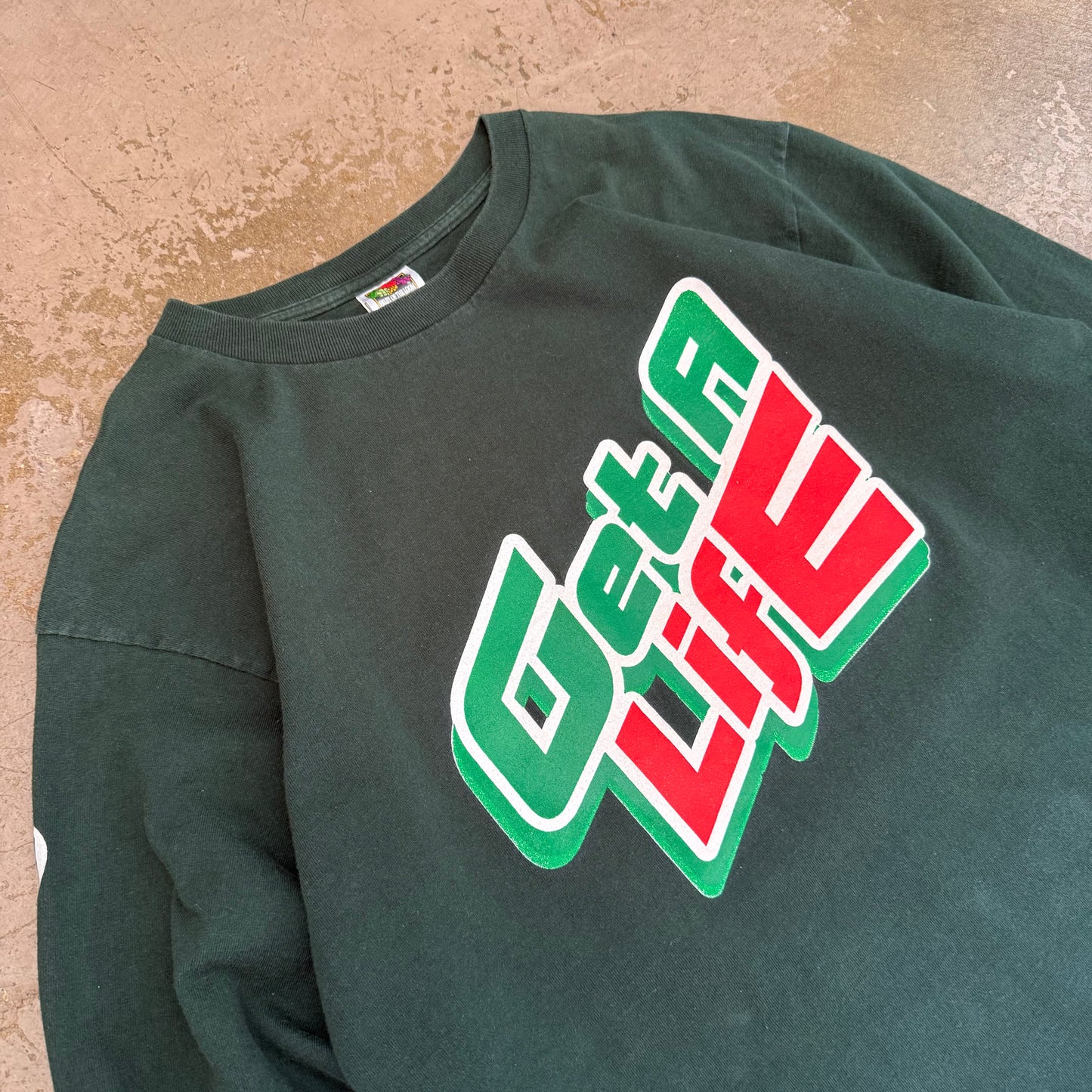 2000’s “Get A Life” Spoof Jesus Graphic Tee - Large