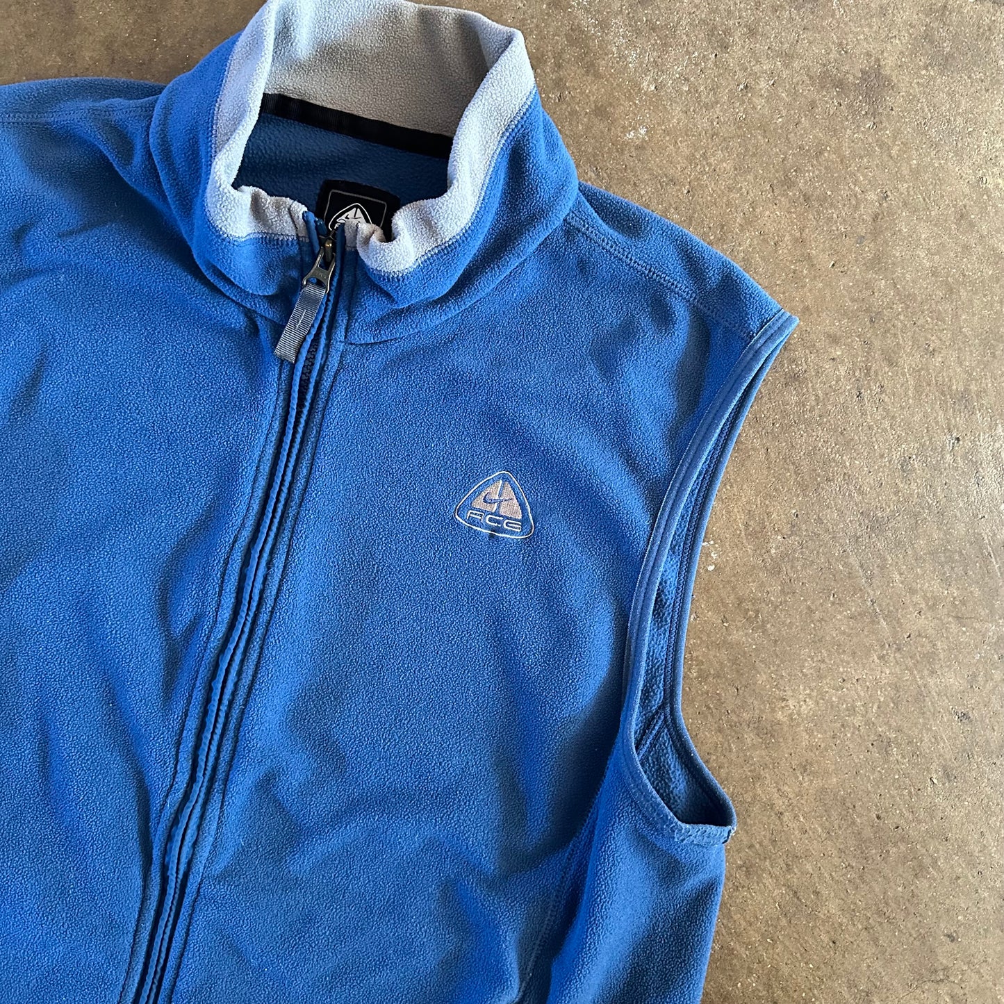 2000's Nike ACG "Cobalt" Fleece Vest - Medium