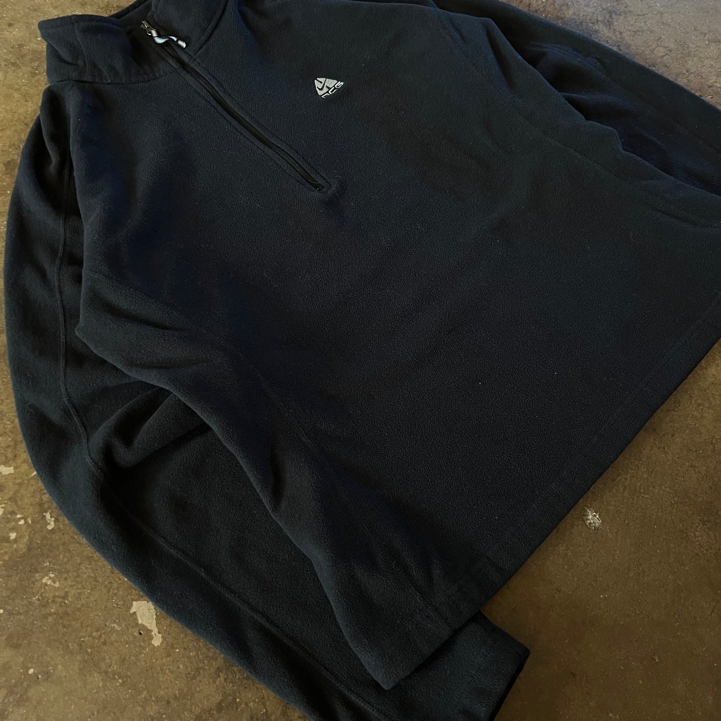 2000's Nike ACG Black Quarter Zip Fleece - Medium