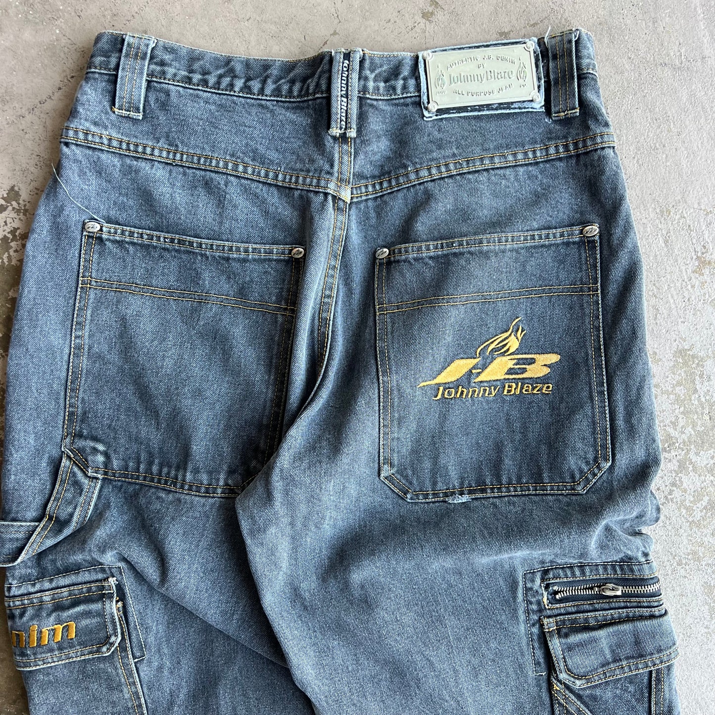 1990's Johnny Blaze Baggy Denim Pant - 34x32