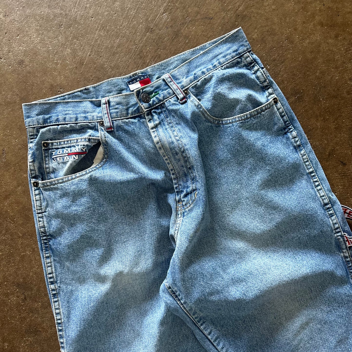 1990's Tommy Hilfiger Baggy Carpenter Jean - 32x35